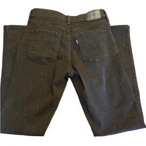 Levi’s Classic Mid Rise Skinny Jeans Black W28 L30 Size 6M Style 58575-0164